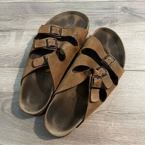 Birkenstock Briko Premium Tan Suede Sandals EU 45